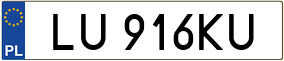 Truck License Plate